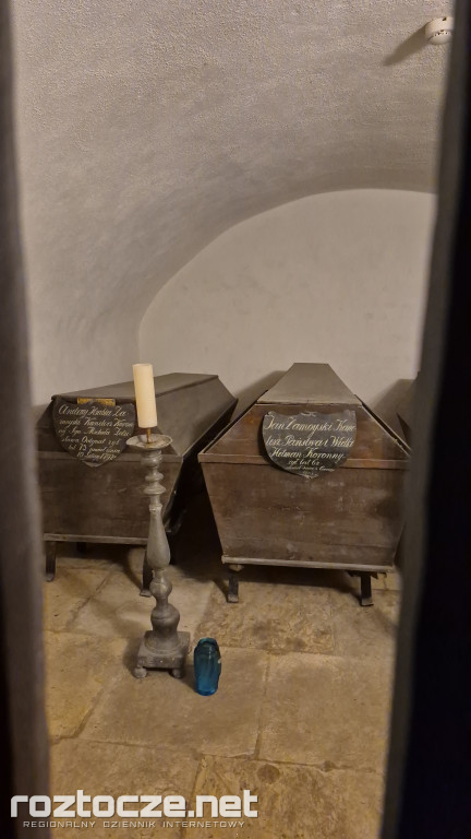 Róża Zamoyska w kryptach katedry zamojskiej