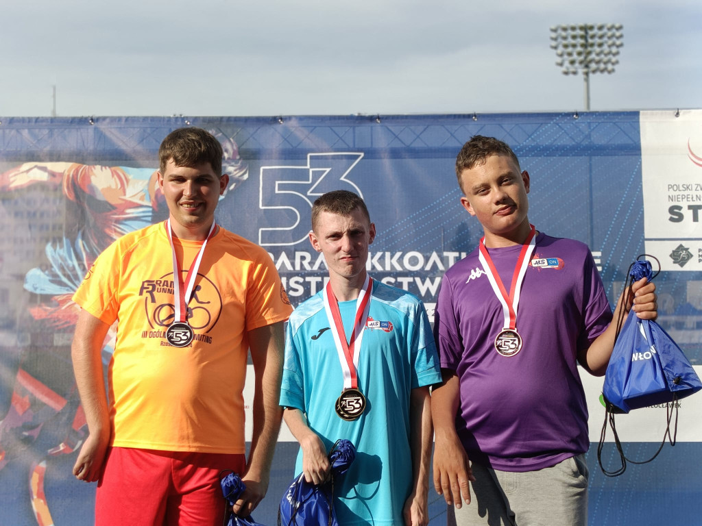 AKSON Zamość z medalami Paralekkoatletycznych Mistrzostw Polski