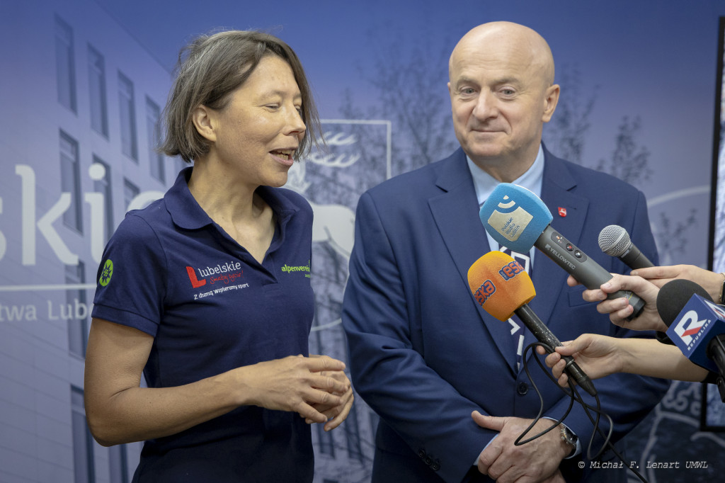 Himalaistka po zdobyciu Nanga Parbat z wizytą u marszałka