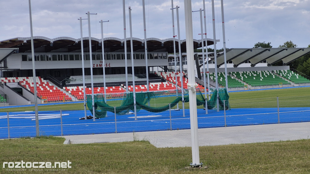 Stadion miejski w Zamościu czeka na otwarcie