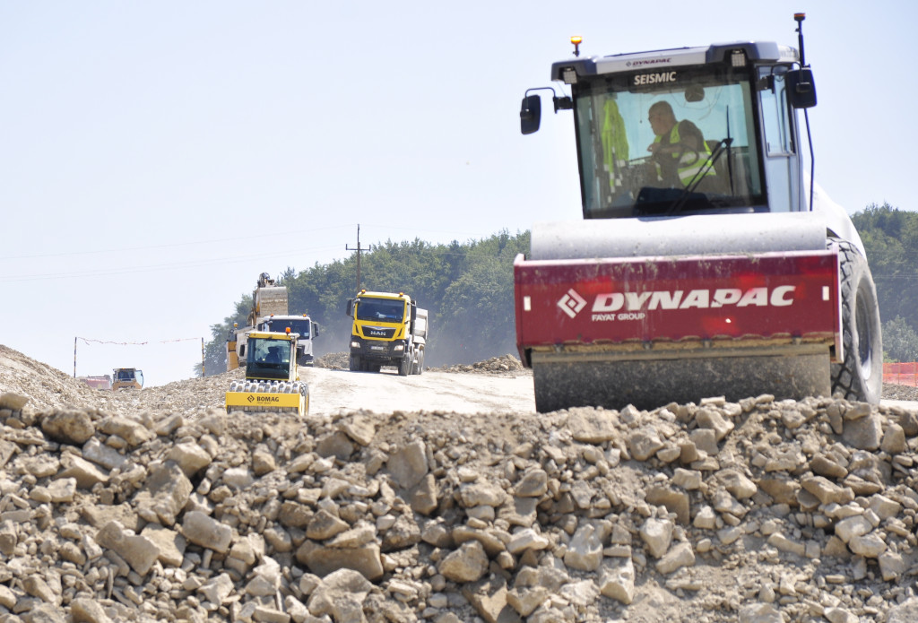 Budowa S17 na południe od Zamościa