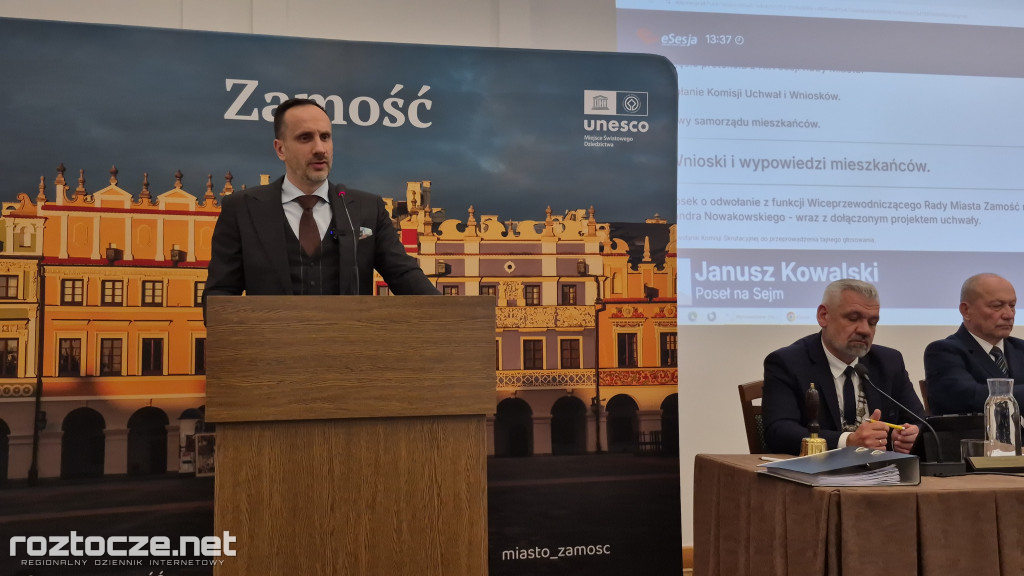 Wołyń na Sesji Rady Miasta Zamość
