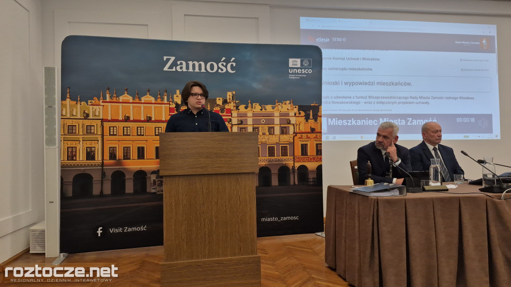 Wołyń na Sesji Rady Miasta Zamość
