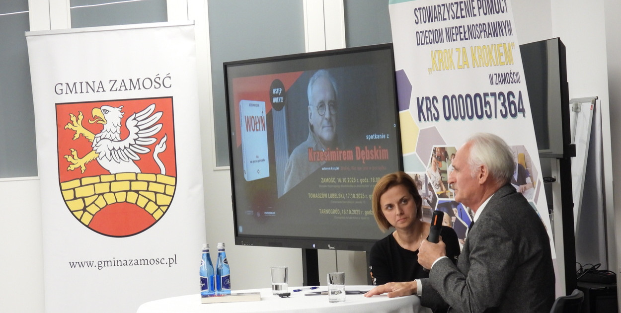 Krzesimir Dębski o Wołyniu – spotkanie w Zamościu
