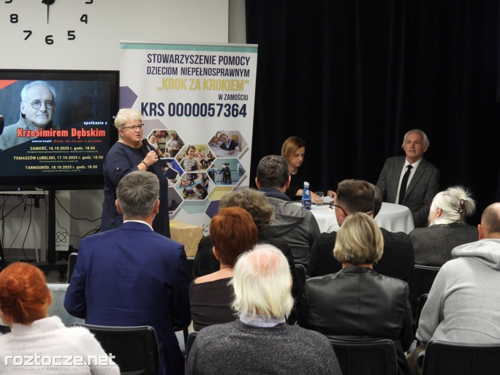Krzesimir Dębski o Wołyniu – spotkanie w Zamościu