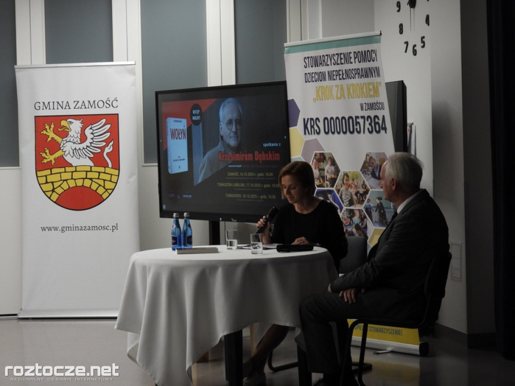 Krzesimir Dębski o Wołyniu – spotkanie w Zamościu