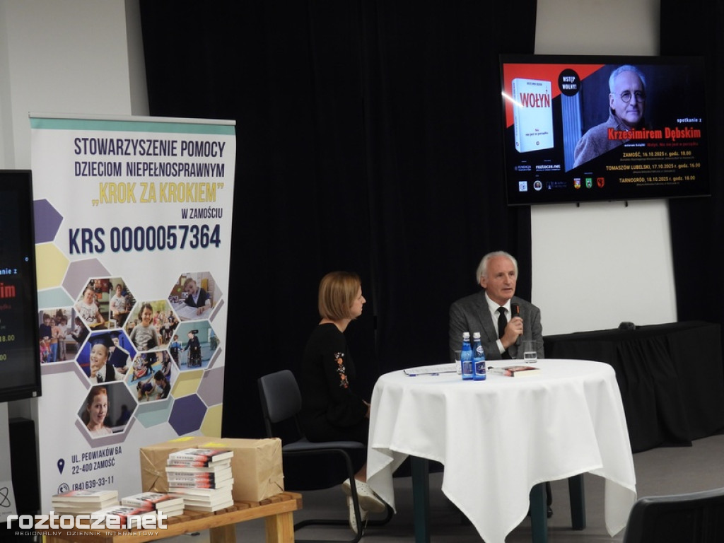 Krzesimir Dębski o Wołyniu – spotkanie w Zamościu