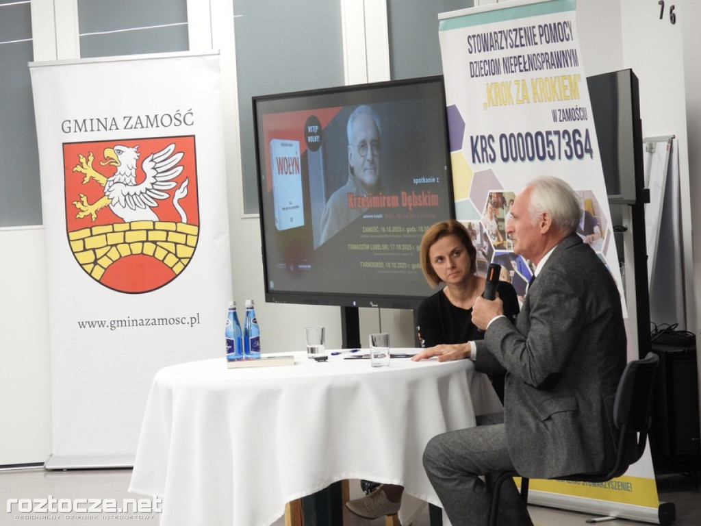 Krzesimir Dębski o Wołyniu – spotkanie w Zamościu