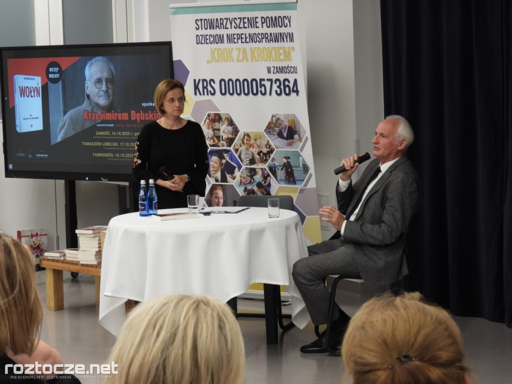 Krzesimir Dębski o Wołyniu – spotkanie w Zamościu