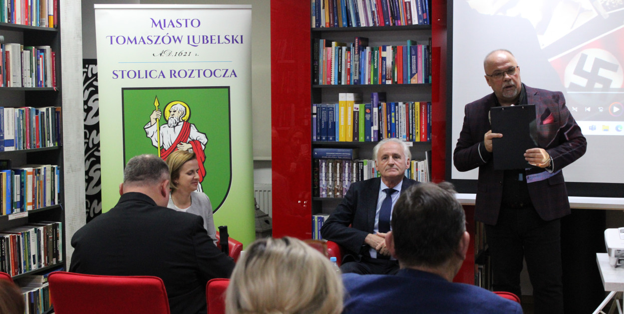 Krzesimir Dębski o Wołyniu - spotkanie w Tomaszowie Lubelskim