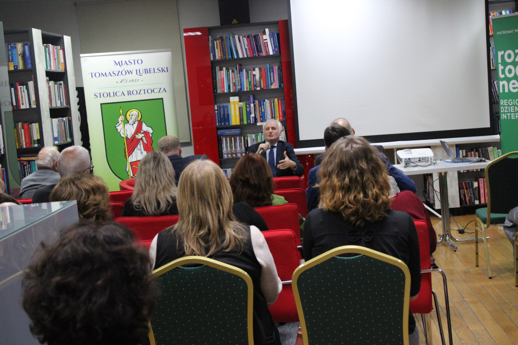 Krzesimir Dębski o Wołyniu - spotkanie w Tomaszowie Lubelskim
