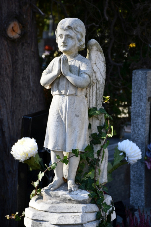 Kwesta 1 listopada na cmentarzu