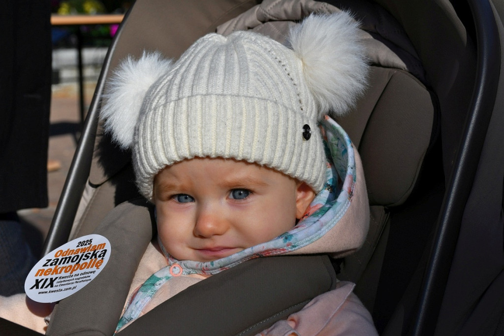 Kwesta 1 listopada na cmentarzu