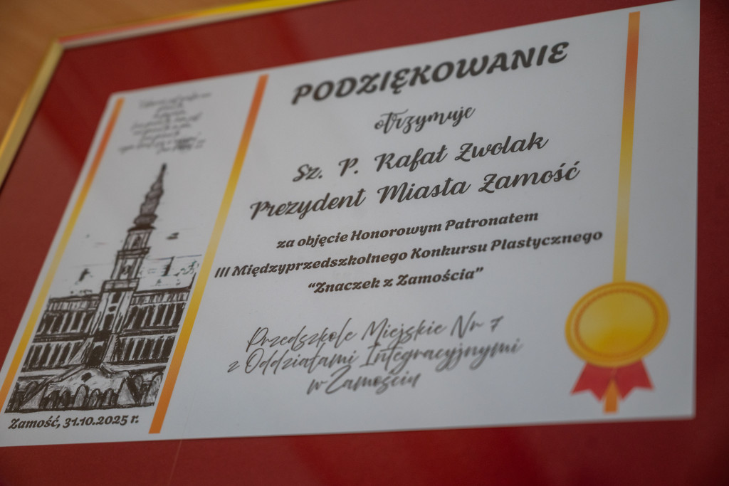 III Konkurs Plastyczny „Znaczek z Zamościa”