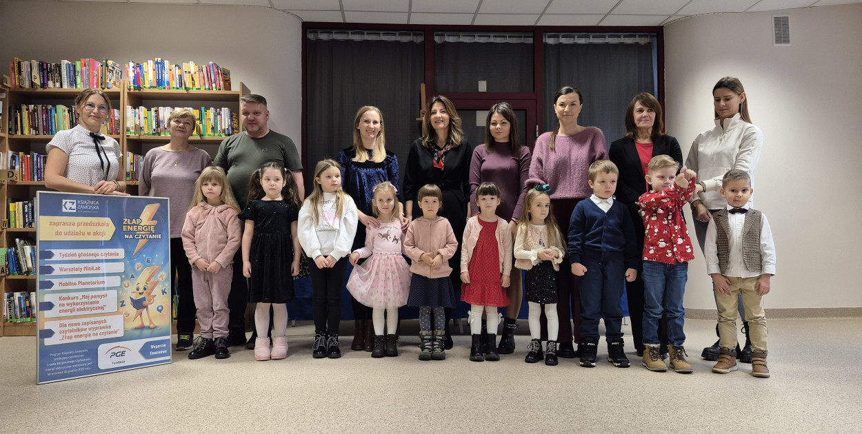 Złap energię na czytanie. Projekt Książnicy Zamojskiej