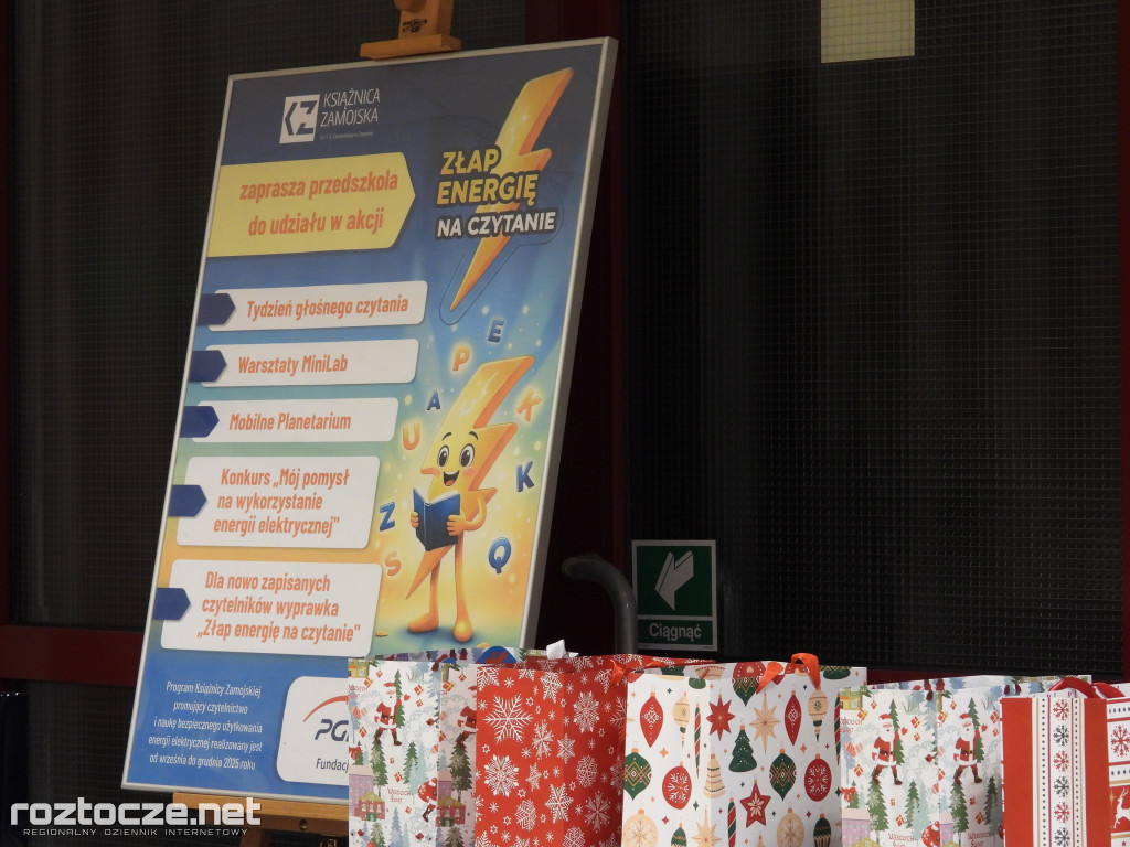 Złap energię na czytanie. Projekt Książnicy Zamojskiej