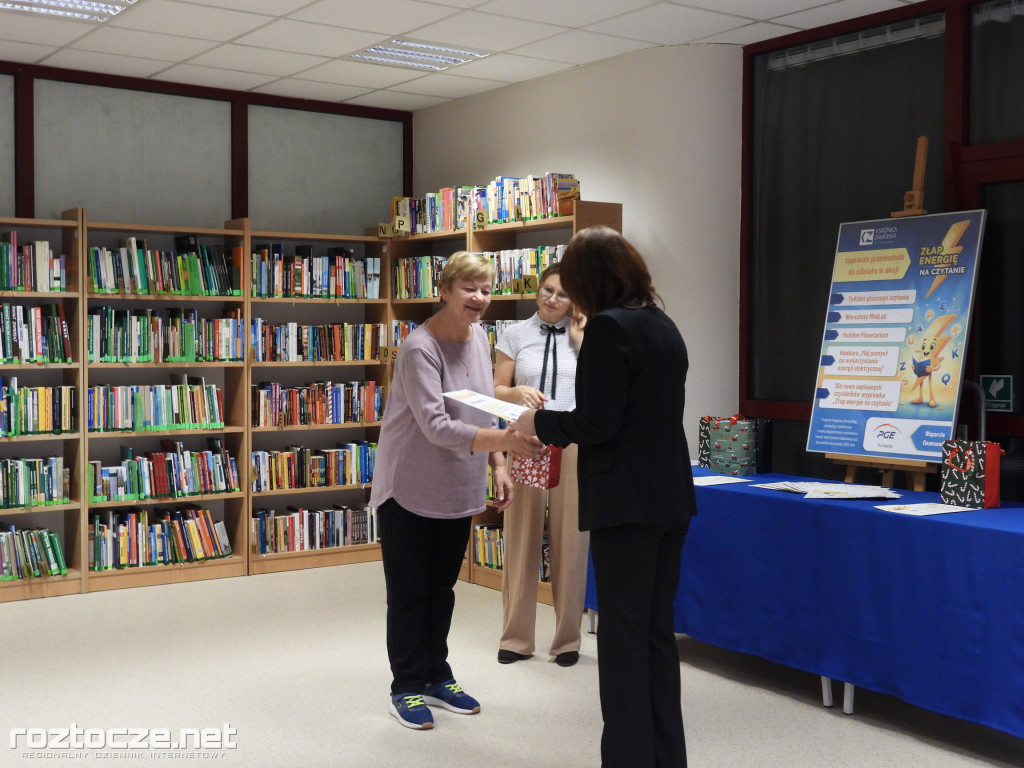 Złap energię na czytanie. Projekt Książnicy Zamojskiej