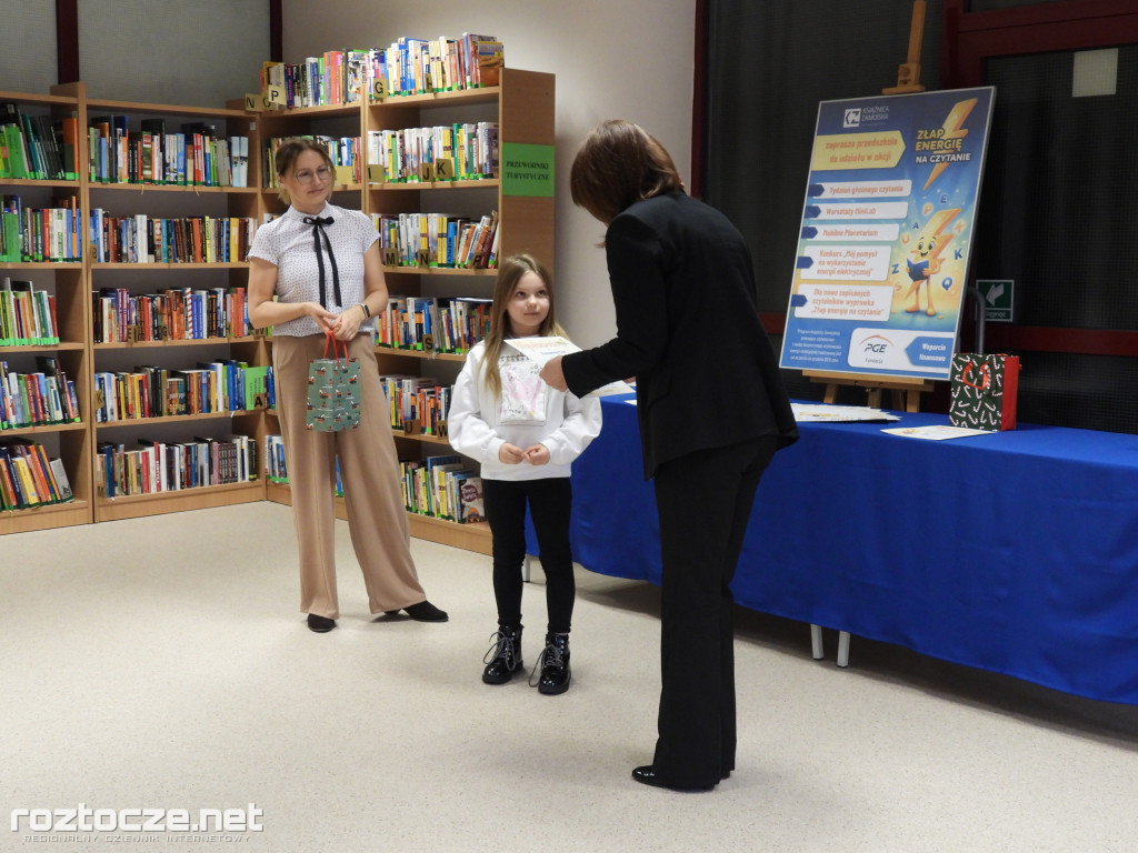 Złap energię na czytanie. Projekt Książnicy Zamojskiej