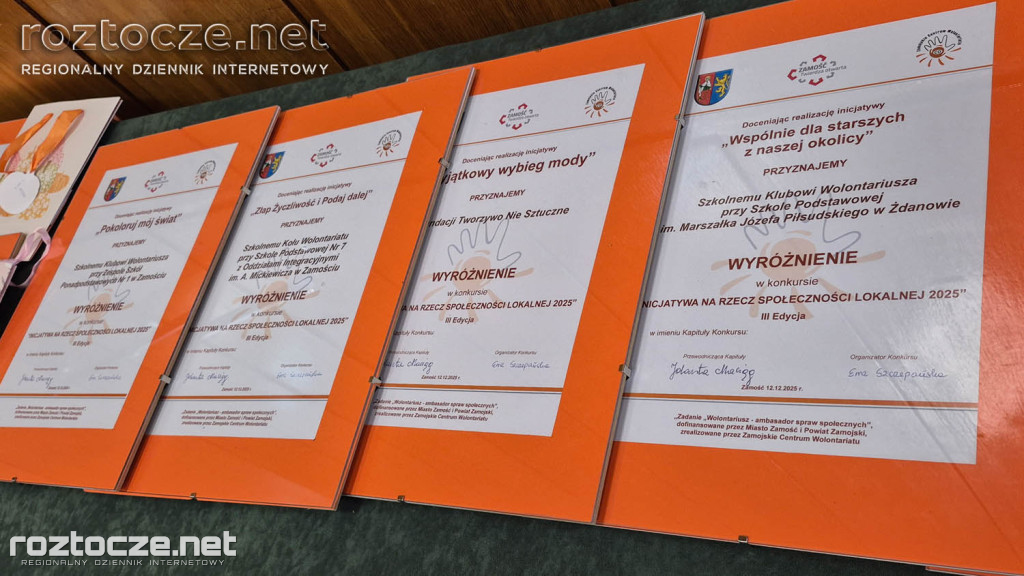 Gala zamojskiego wolontariatu