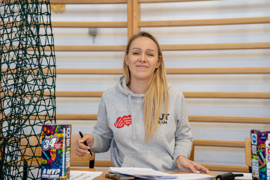 Siatkarskie serca Gminy Zamość dla WOŚP. Odsłona 1