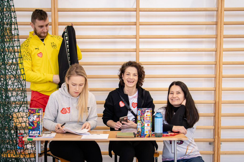 Siatkarskie serca Gminy Zamość dla WOŚP. Odsłona 1