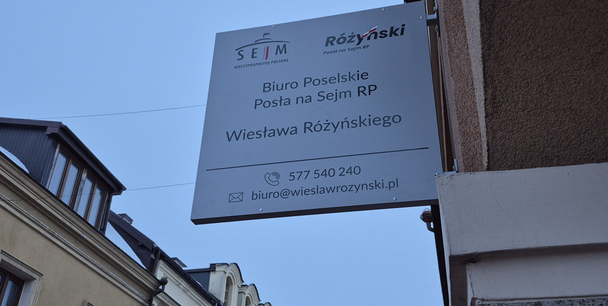 Otwarcie biura posła Różyńskiego w Zamościu