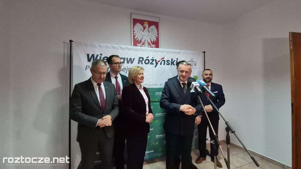 Otwarcie biura posła Różyńskiego w Zamościu
