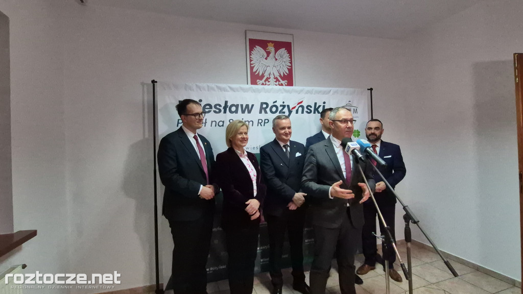 Otwarcie biura posła Różyńskiego w Zamościu