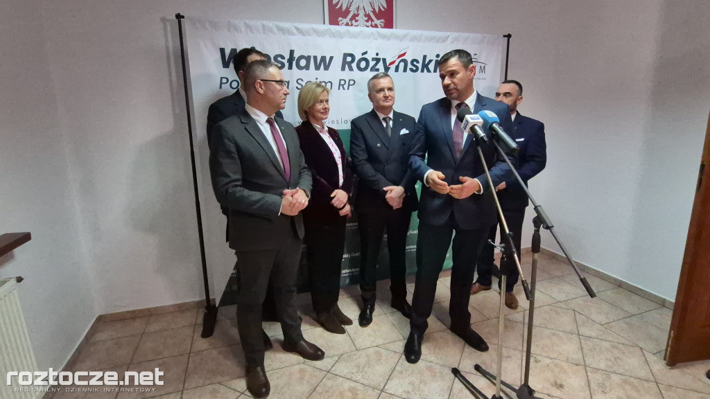 Otwarcie biura posła Różyńskiego w Zamościu