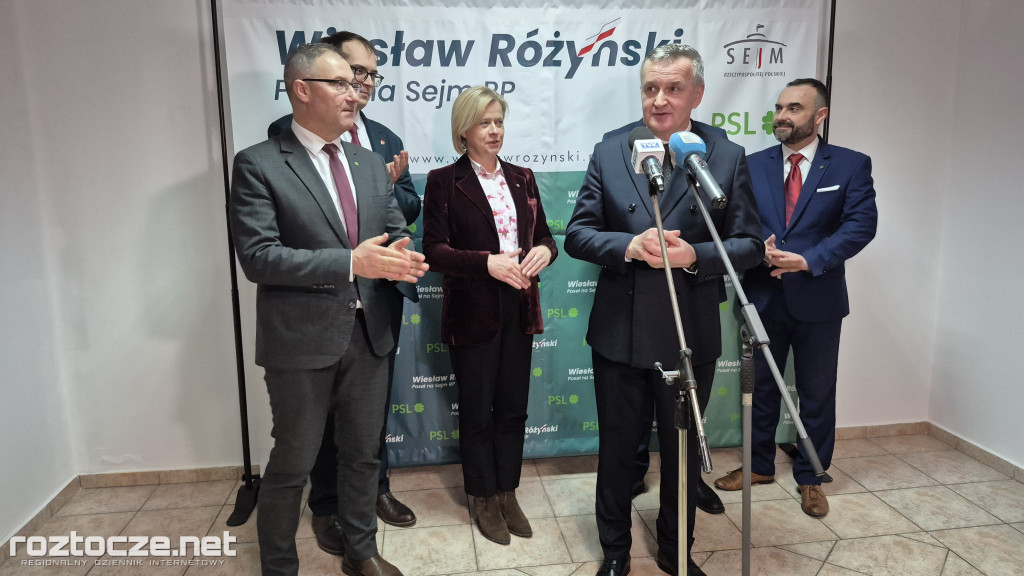 Otwarcie biura posła Różyńskiego w Zamościu
