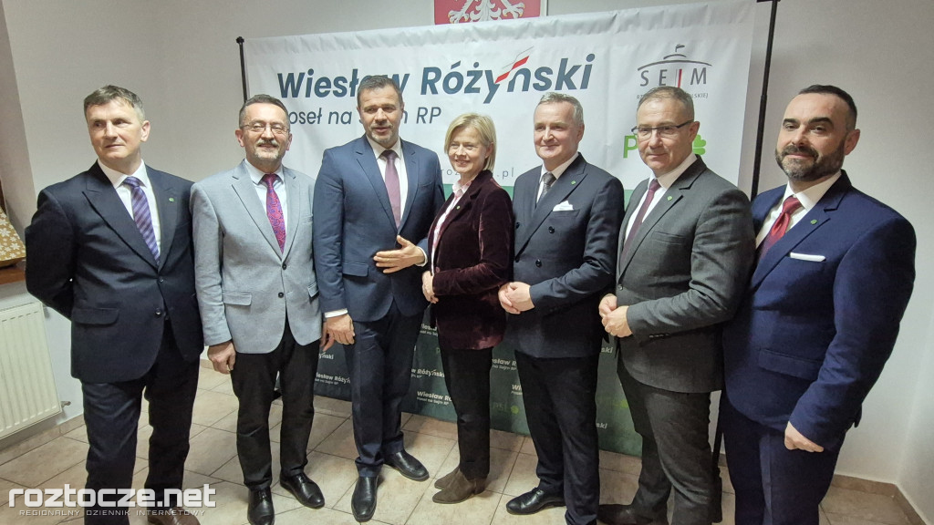 Otwarcie biura posła Różyńskiego w Zamościu