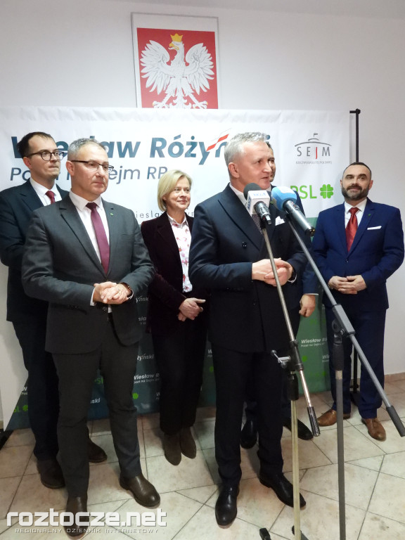 Otwarcie biura posła Różyńskiego w Zamościu