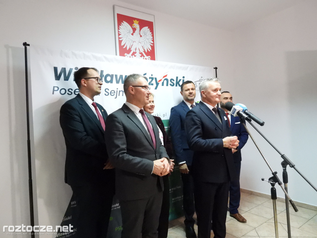 Otwarcie biura posła Różyńskiego w Zamościu