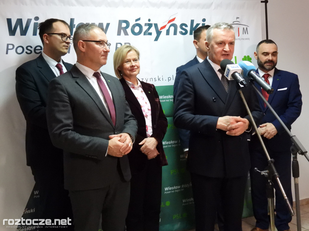 Otwarcie biura posła Różyńskiego w Zamościu