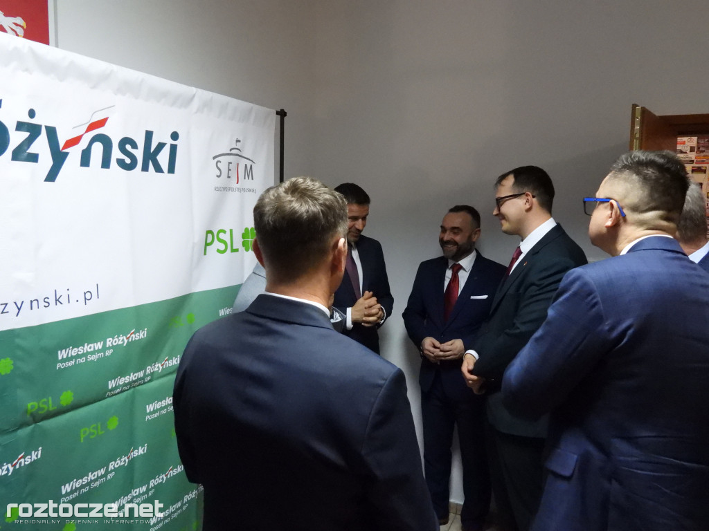 Otwarcie biura posła Różyńskiego w Zamościu