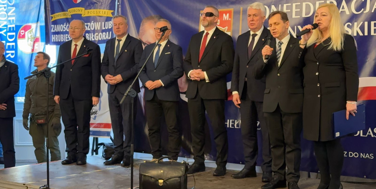 Grzegorz Braun w Zamościu