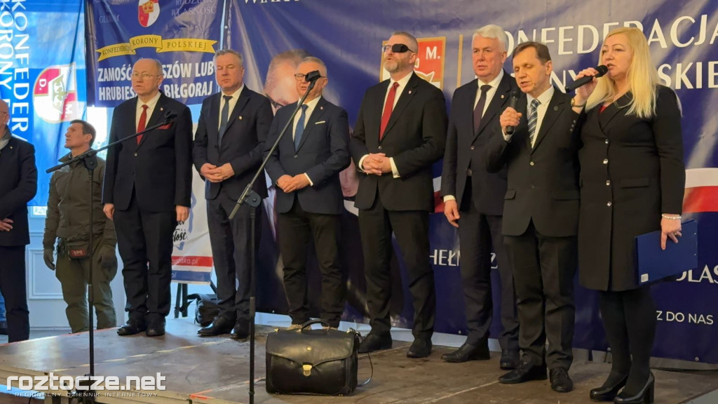 Grzegorz Braun w Zamościu