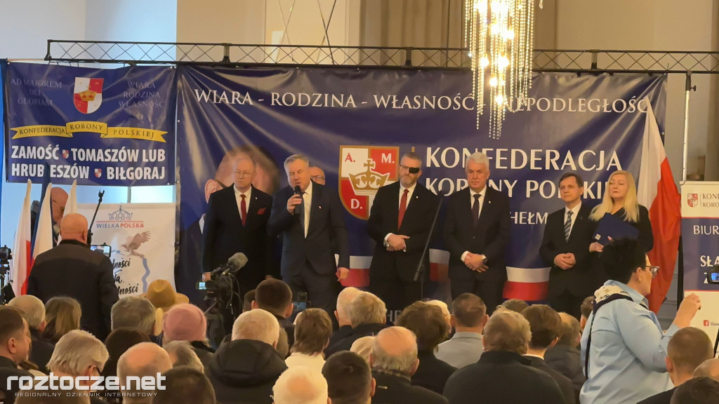 Grzegorz Braun w Zamościu