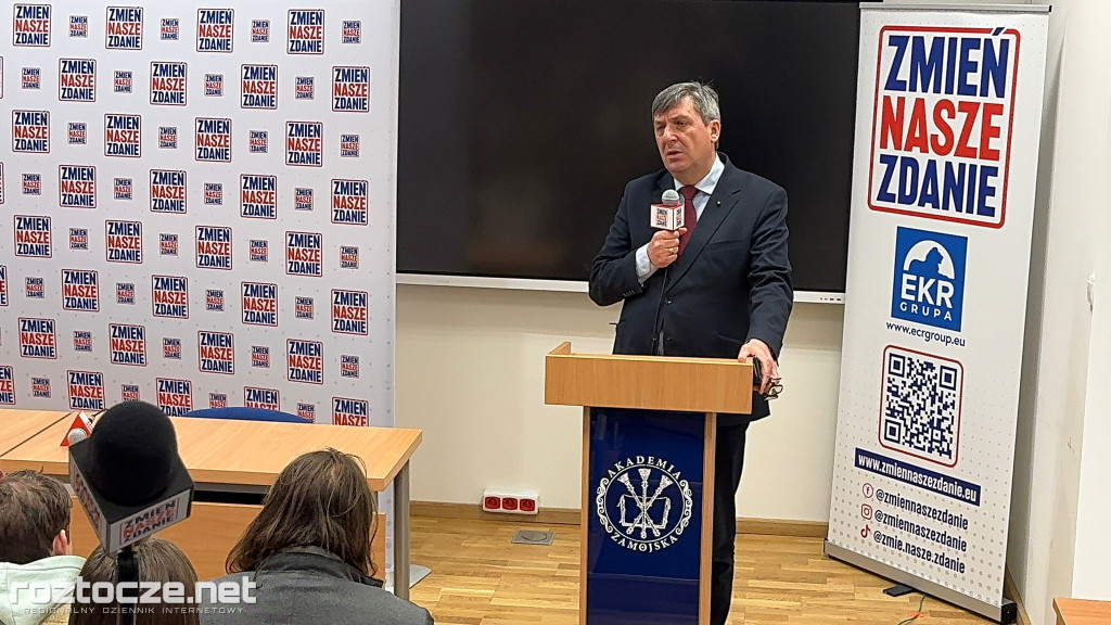 Zmień nasze zdanie - Patryk Jaki i Tobiasz Bocheński w Zamościu