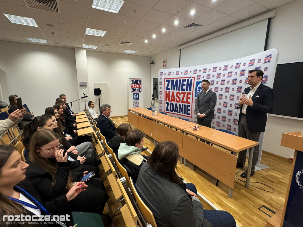 Zmień nasze zdanie - Patryk Jaki i Tobiasz Bocheński w Zamościu
