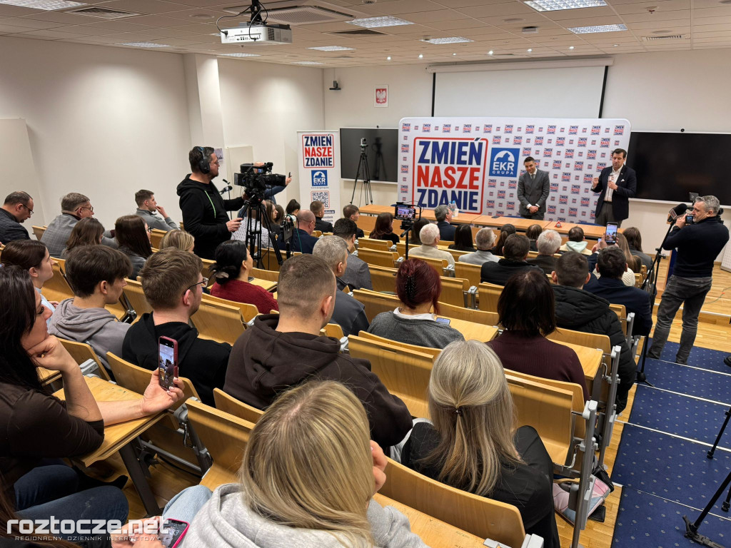 Zmień nasze zdanie - Patryk Jaki i Tobiasz Bocheński w Zamościu