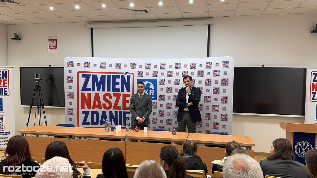 Zmień nasze zdanie - Patryk Jaki i Tobiasz Bocheński w Zamościu