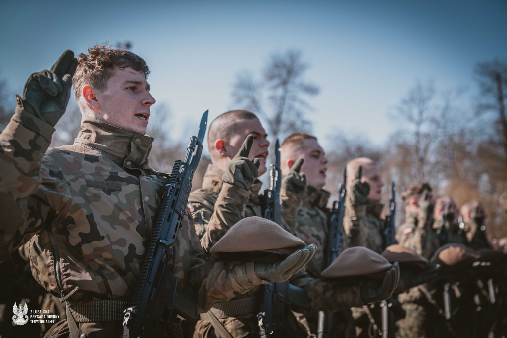 Przysięga wojskowa w Kraśniku