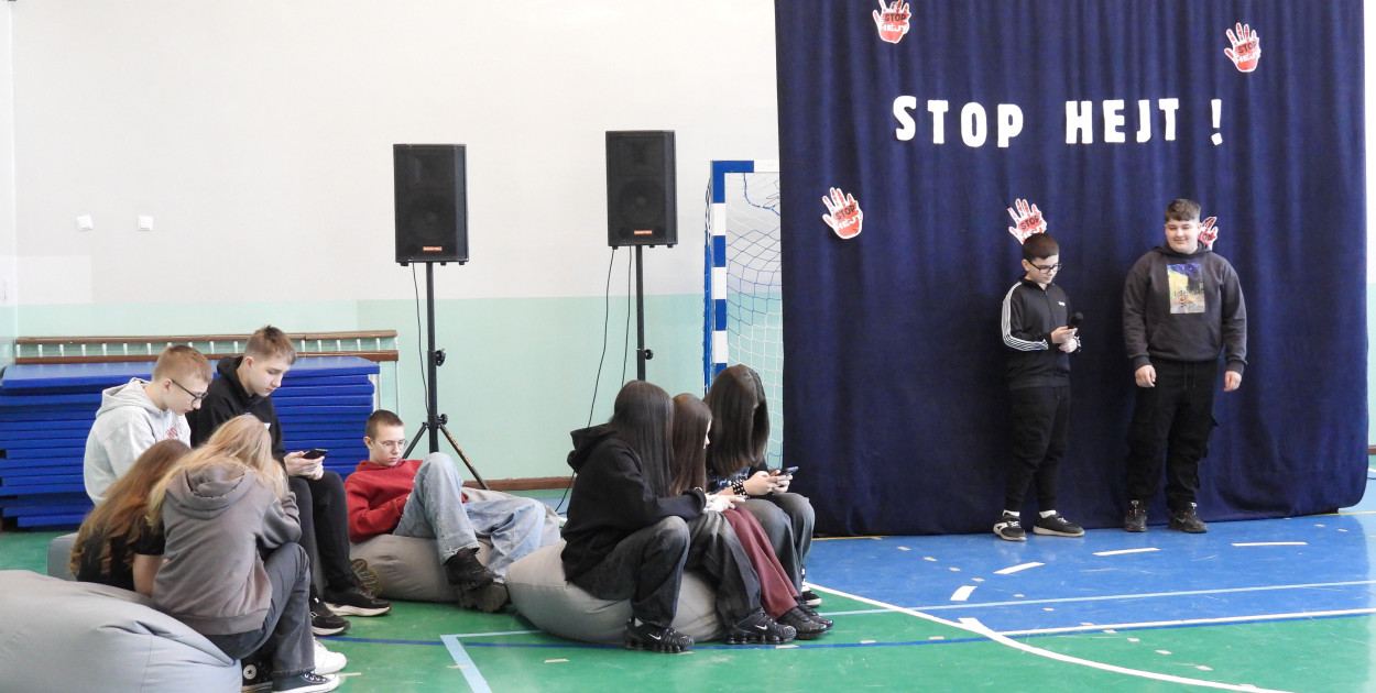 Szkoła Podstawowa w Wysokiem mówi STOP HEJT