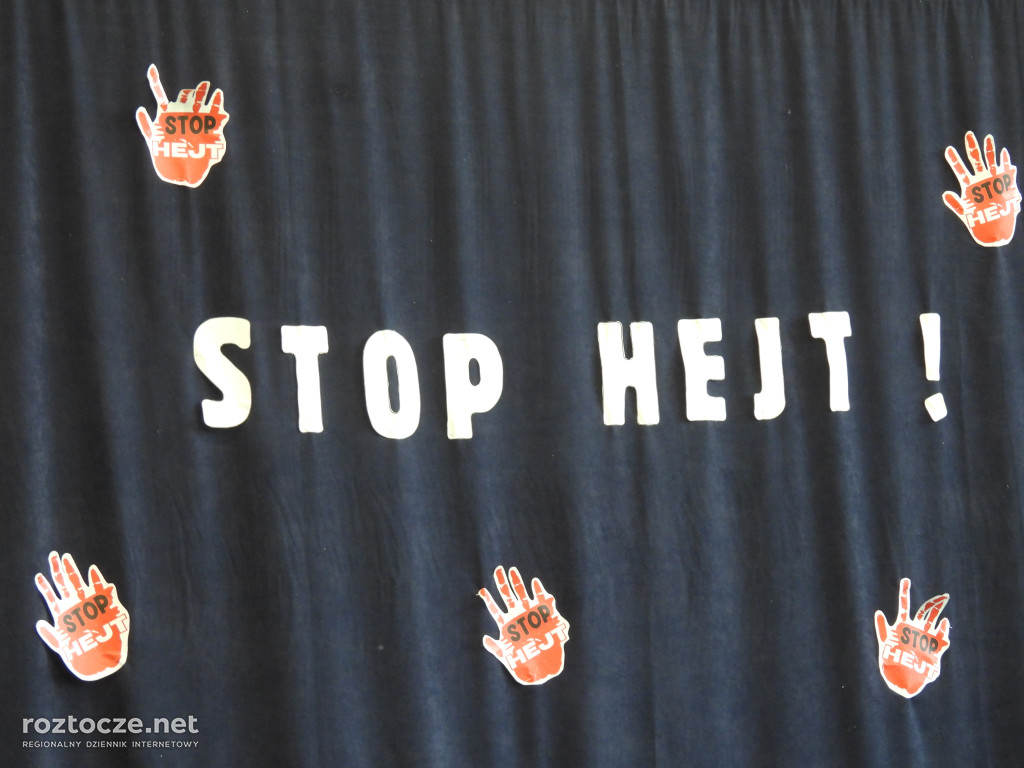 Szkoła Podstawowa w Wysokiem mówi STOP HEJT