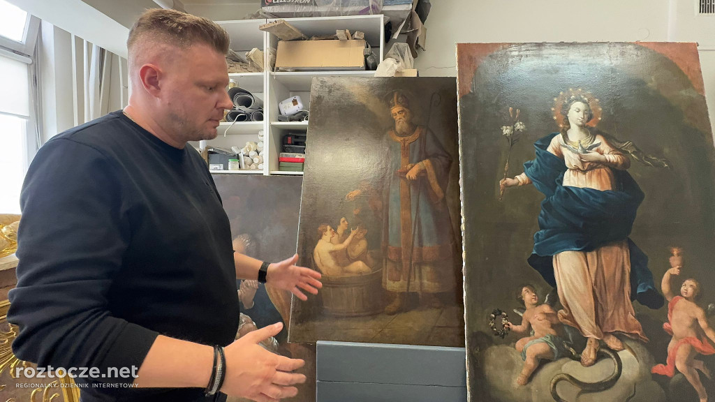 Cudowny obraz z Duba w renowacji