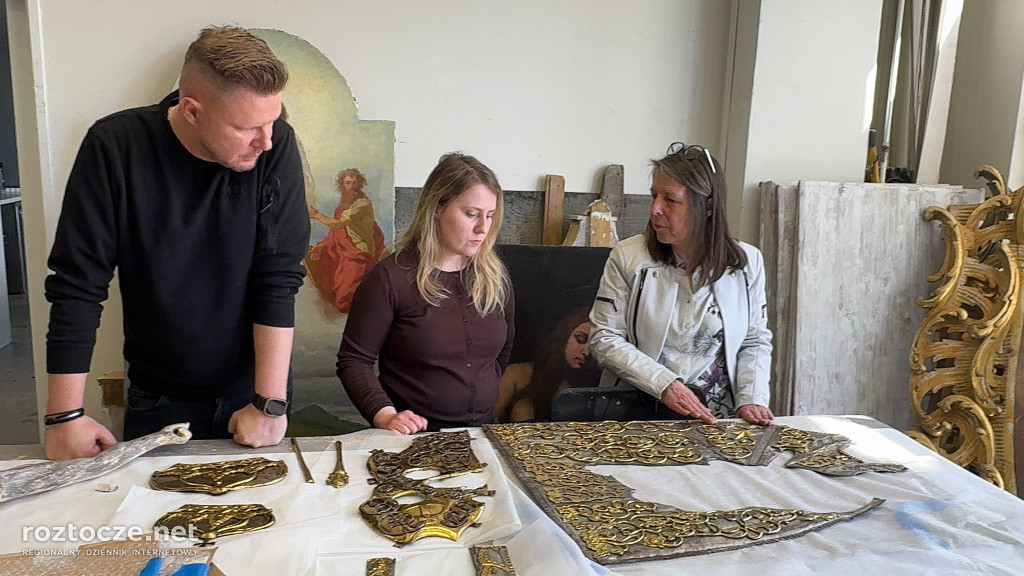 Cudowny obraz z Duba w renowacji