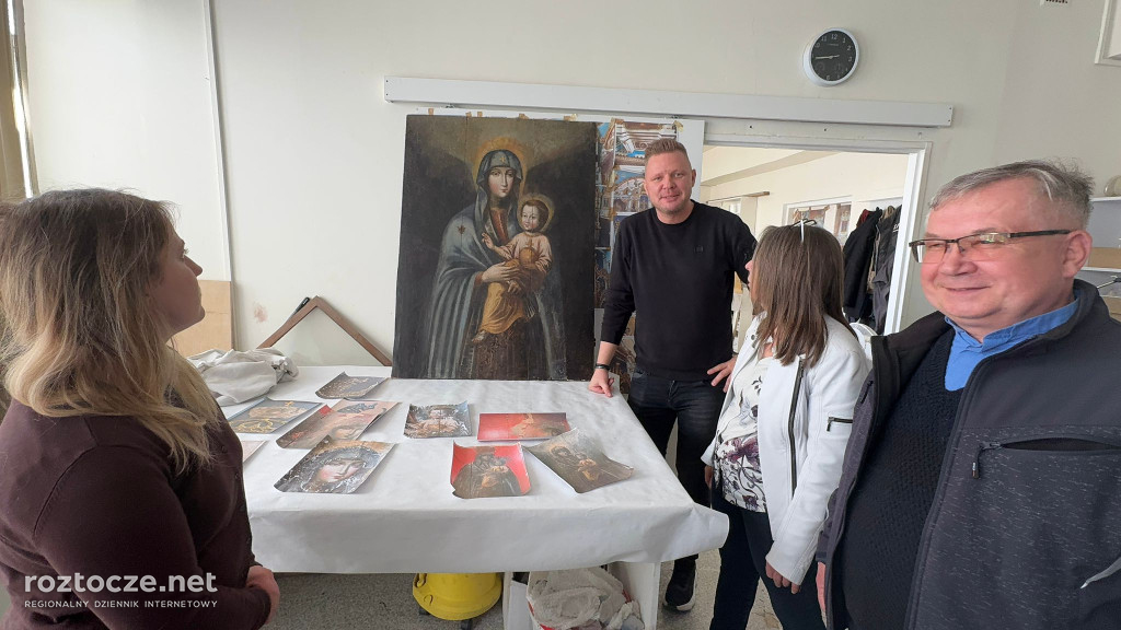 Cudowny obraz z Duba w renowacji