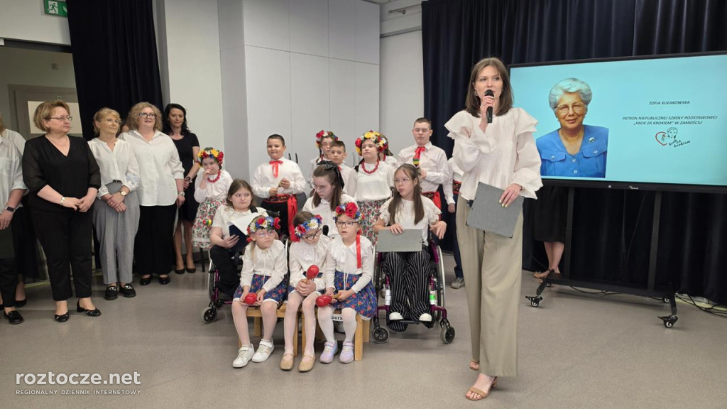 Zofia Kułakowska patronką szkoły Krok za krokiem