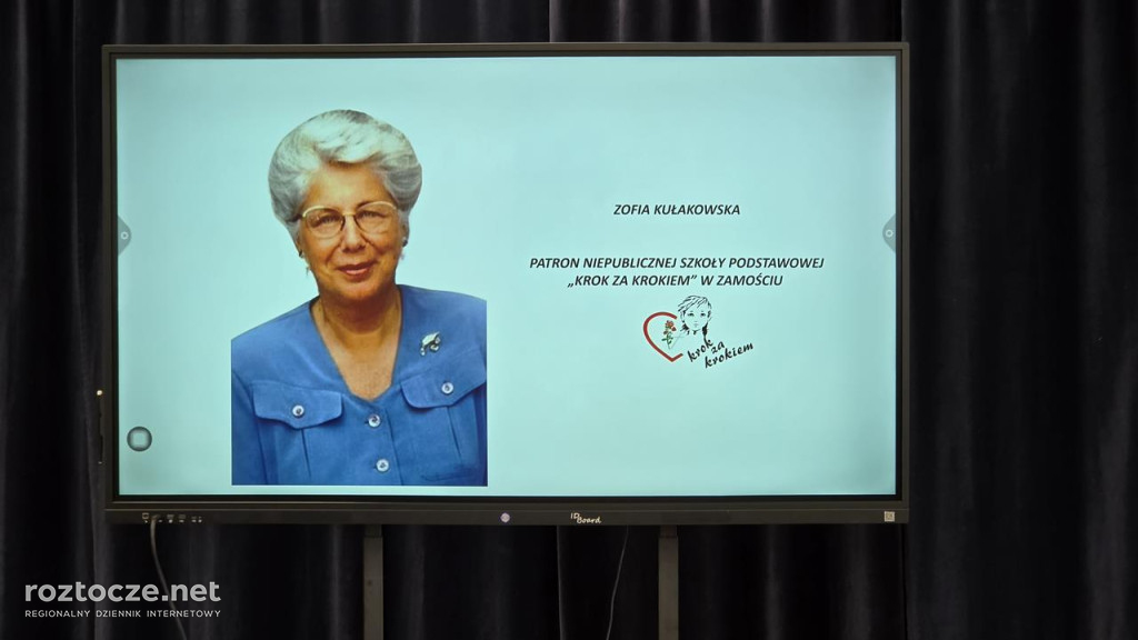 Zofia Kułakowska patronką szkoły Krok za krokiem